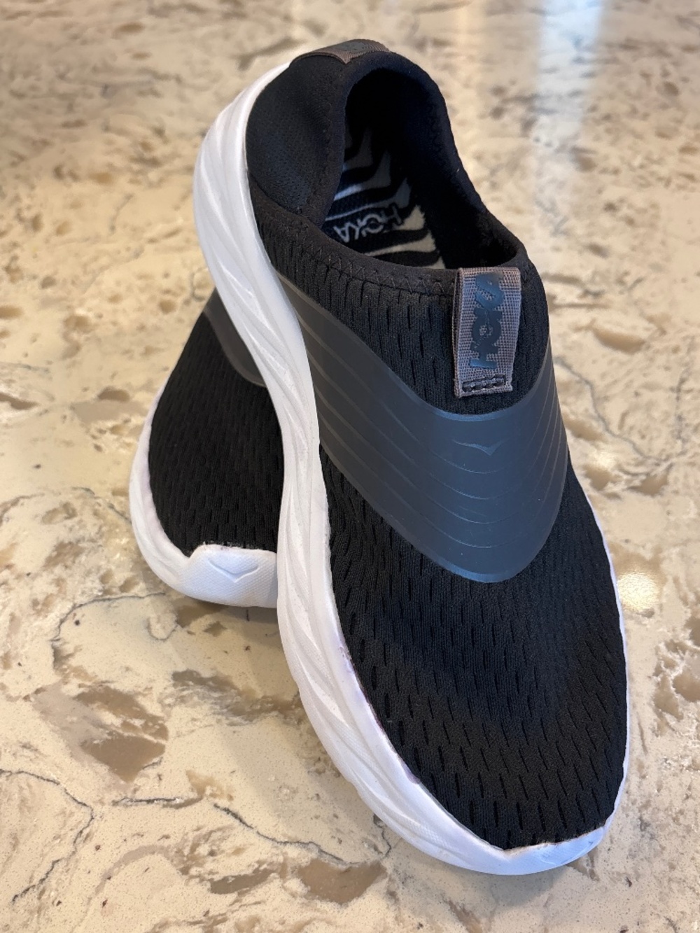 Women’s Hoka Black Ora Recovery Shoes Size 7